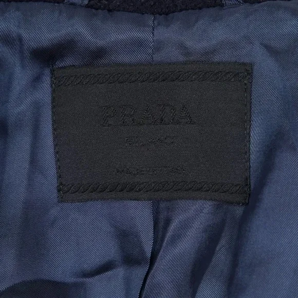 1996 Prada Herinngbone Wool Carcoat - Picture 6 of 15